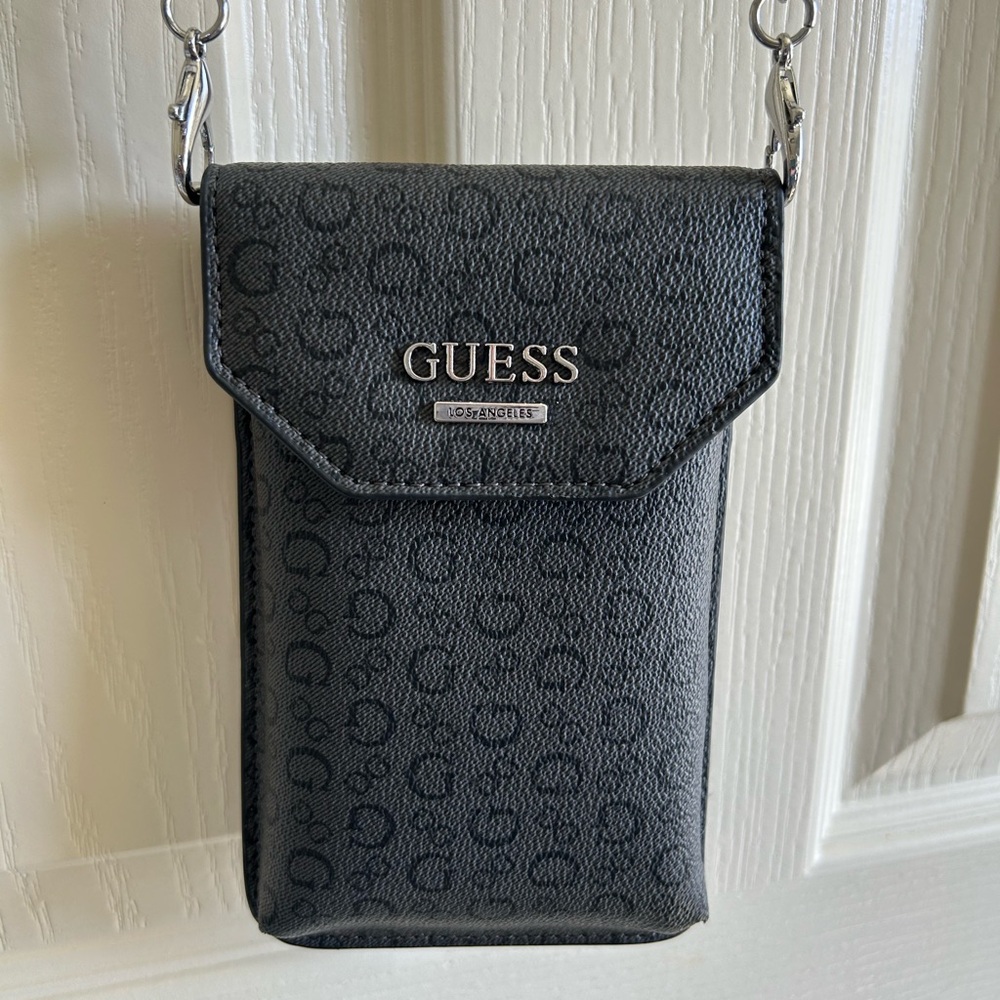 GUESS Black Crossbody Phone Bag